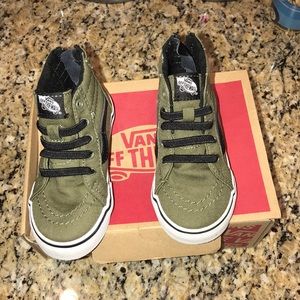 Olive true white vans